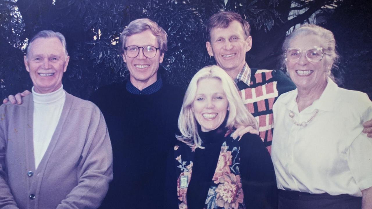 John Walmsley (third from left) with his parents Alan and Nita Walmsley, and his siblings Bruce and Sally.